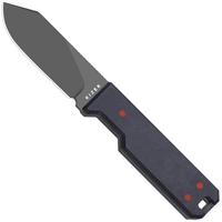 Image pour Kizer Abrams 1133A1 Matte DLC CPM 3V, Richlite & Carbon Waves, couteau fixe