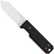 Image for Kizer Abrams 1133A3 Satin 14C28N, Black G10, fixed knife