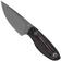 Image pour Kizer Finch 1134A2, Gray PVD Stonewashed AEB-L, Black Micarta/Reconstituted Wood, couteau fixe, Vincent Rizzo design