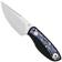 Image pour Kizer Finch 1134A3, Satin Stonewashed AEB-L, Black G10/Vortex Pattern Micarta, couteau fixe, Vincent Rizzo design