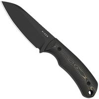 Image pour Kizer Field Mouse 1135A1, Black CPM 3V, Camo Gold FatCarbon couteau fixe, Jakeb Ginsberg design