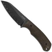 Image pour Kizer Field Mouse 1135A2, Acid Washed 3-Layer Composite Steel, GID Canvas Micarta couteau fixe, Jakeb Ginsberg design