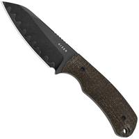 Image pour Kizer Field Mouse 1135A2, Acid Washed 3-Layer Composite Steel, GID Canvas Micarta couteau fixe, Jakeb Ginsberg design