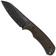 Image pour Kizer Field Mouse 1135A2, Acid Washed 3-Layer Composite Steel, GID Canvas Micarta couteau fixe, Jakeb Ginsberg design