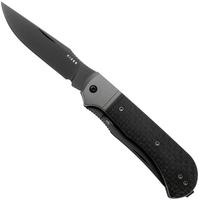 Afbeelding voor Kizer Trestle TP AirTi K3761TPA3, PVD BD1N, Gray Aluminum, Black Micarta zakmes, Azo design