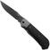 Afbeelding voor Kizer Trestle TP AirTi K3761TPA3, PVD BD1N, Gray Aluminum, Black Micarta zakmes, Azo design