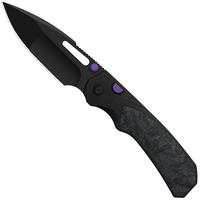 Afbeelding voor Kizer Durandal K3765BD1, Black PVD S35VN, Black Aluminum and Dark Matter FatCarbon zakmes, Gabor Hajagos design