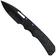 Afbeelding voor Kizer Durandal K3765BD1, Black PVD S35VN, Black Aluminum and Dark Matter FatCarbon zakmes, Gabor Hajagos design