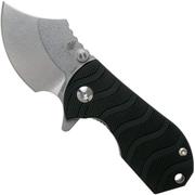 Kizer Flip Shank Ki2521A1 Black G10 pocket knife, Alex Shunnarah design