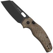 Imagen para Kizer C01C 2.9 BS Sheepdog Ki3488.29BSA2 Matt DLC Ultra Elmax, Norplex UltreX Micarta, navaja