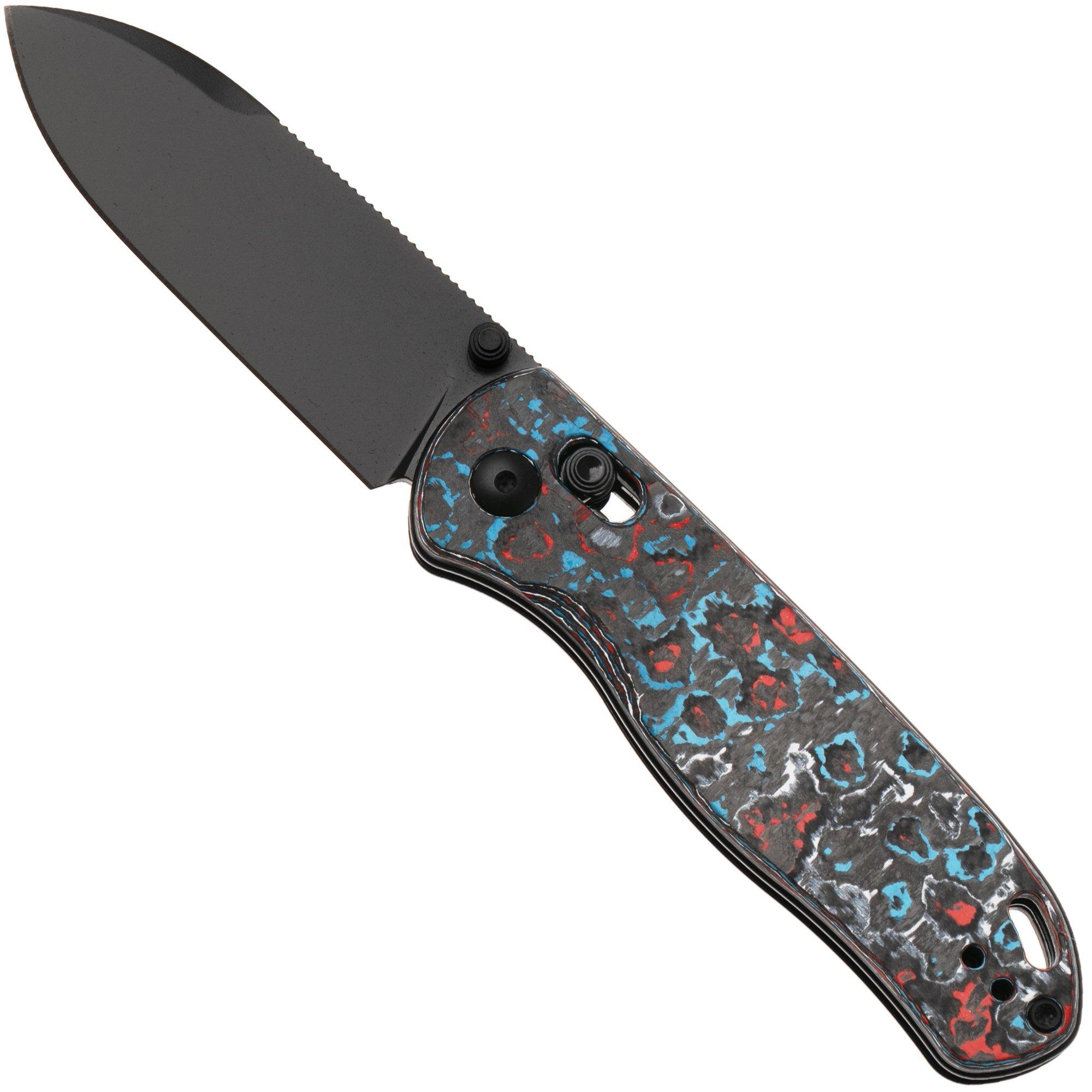 Kizer Drop Bear KI3619A5 Black S45VN, Nebula Fatcarbon, zakmes, Azo design