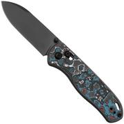 Kizer Drop Bear KI3619A5 Black S45VN, Nebula Fatcarbon, pocket knife, Azo design