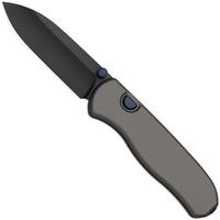 Afbeelding voor Kizer Drop Bear Zero Ki3619BDA1 Matte DLC Ultra Elmax, Gray Aluminium, zakmes, Azo design