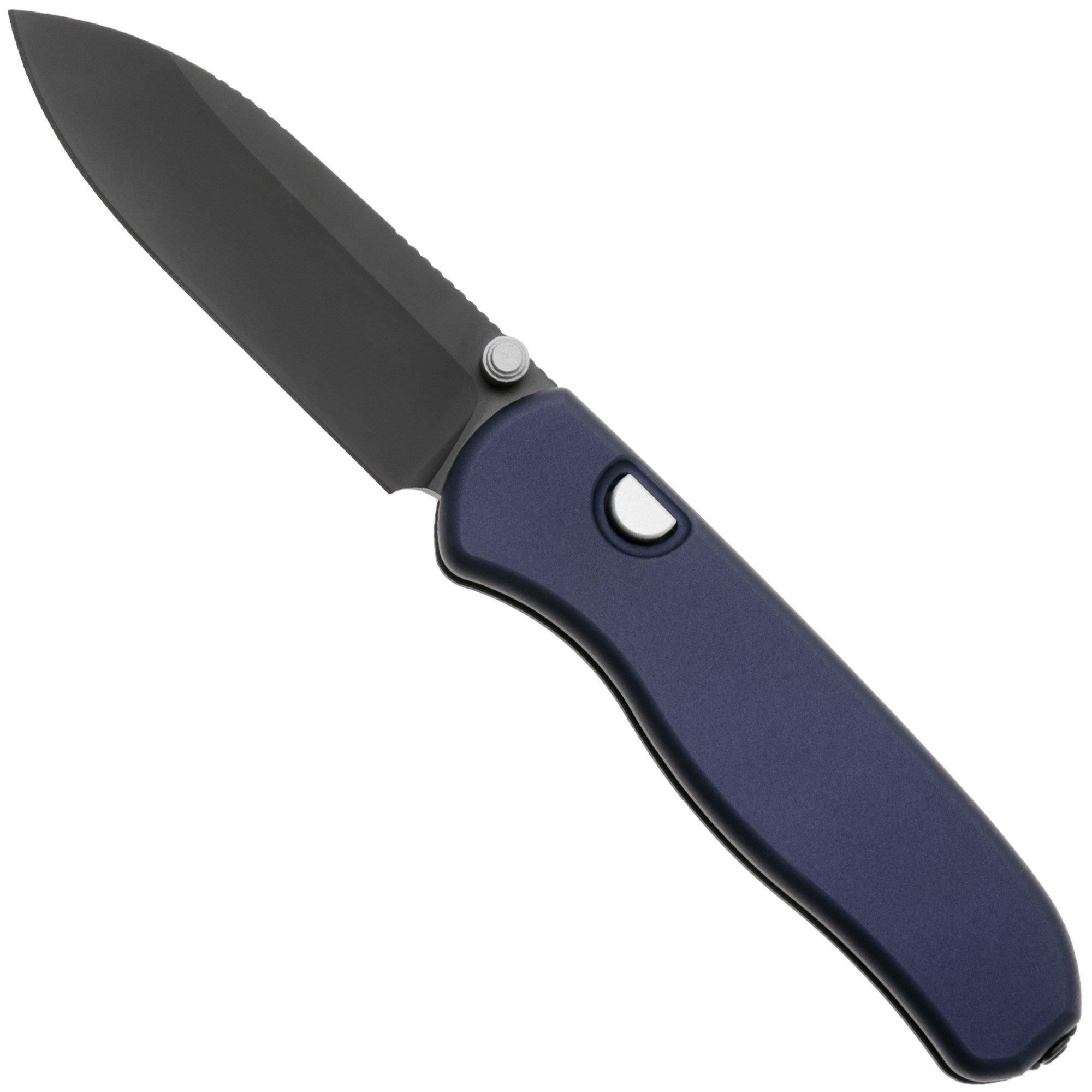 Kizer Drop Bear Zero Ki3619BDA2 Matte DLC Ultra M390, Dark Blue Aluminium, navaja, diseño de Azo