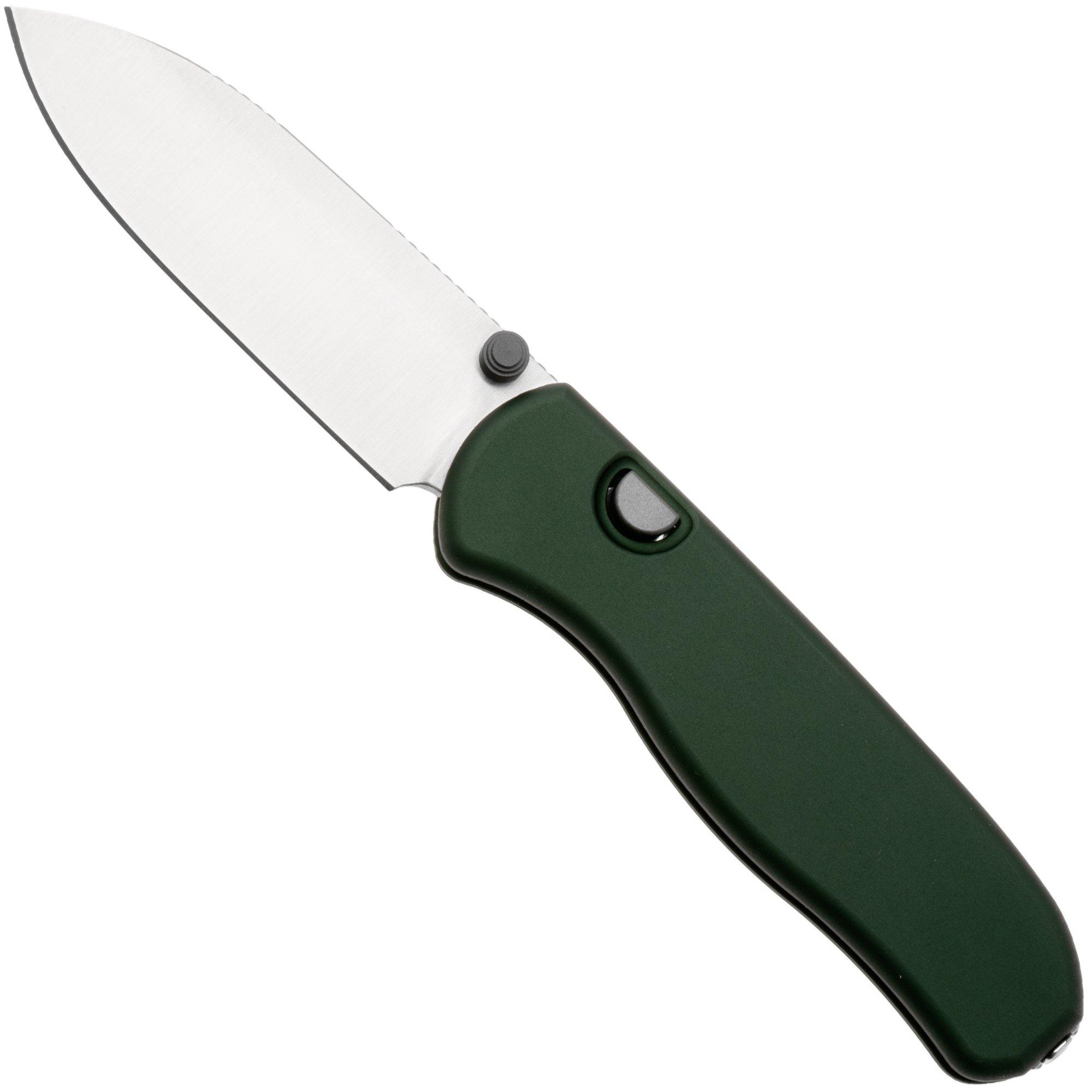 Kizer Drop Bear Zero KI3619BDE1 Satin M390, British Racing Green Aluminum, Knivesandtools Exclusive, zakmes, Azo design