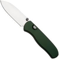 Imagem para Kizer Drop Bear Zero KI3619BDE1 Satin M390, British Racing Green Aluminum, Knivesandtools Exclusive, navalha, Azo design