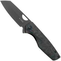 Afbeelding voor Kizer Sparrow Ki3628A3 Black PVD CPM 20CV, Fat Carbon Medusa/Titanium zakmes, Vincent Rizzo design