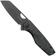 Image pour Kizer Sparrow Ki3628A3 Black PVD CPM 20CV, Fat Carbon Medusa/Titanium couteau de poche, Vincent Rizzo design