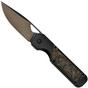 Image pour Kizer Militaw KI3634A3 Black S45VN, Contoured Black Titanium & Dark Matter Gold FatCarbon, couteau de poche, Jonathan Styles design