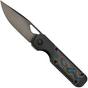 Image pour Kizer Mini Militaw Ki3634SA1 Frame Lock, Black M390, Black Titanium, 80's Camo Carbon Inlay, couteau de poche, Jonathan Styles design