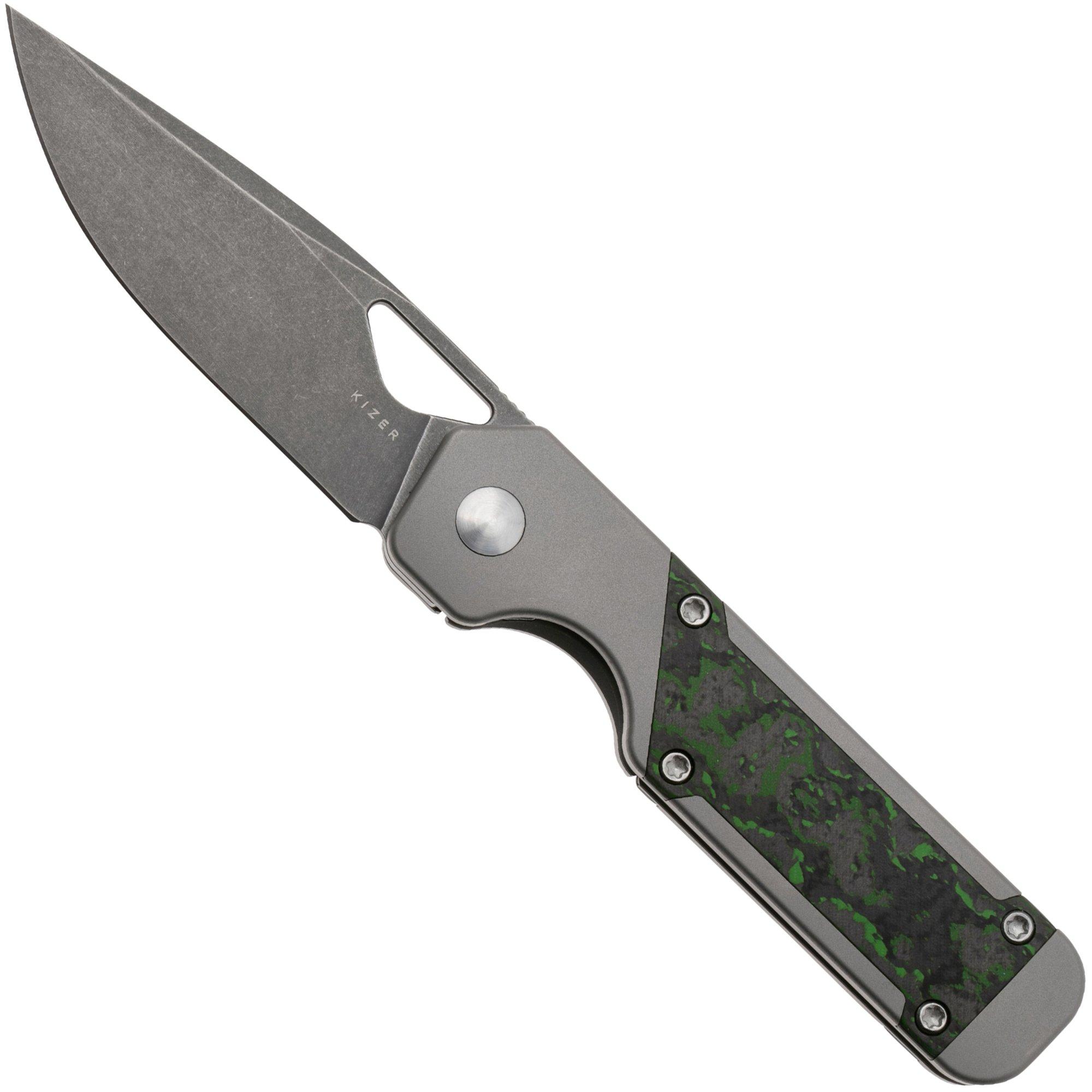 Mini Militaw | S45VN | Titanium+Carbon Fiber | Ki3634SA4 – Kizer