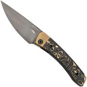 Kizer Mini Momo KI3663A3 Black CPM S90V, Titanium Fat Carbon Camo Gold, zakmes, Vladimir Legachev design 