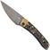 Image pour Kizer Mini Momo KI3663A3 Black CPM S90V, Titanium Fat Carbon Camo Gold, couteau de poche, Vladimir Legachev design