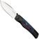 Bild für Kizer Coywolf KI3685A2 Satin Compound Grind S45VN, Titanium & Reconstituted Wood, Taschenmesser, Derek Sharon Design