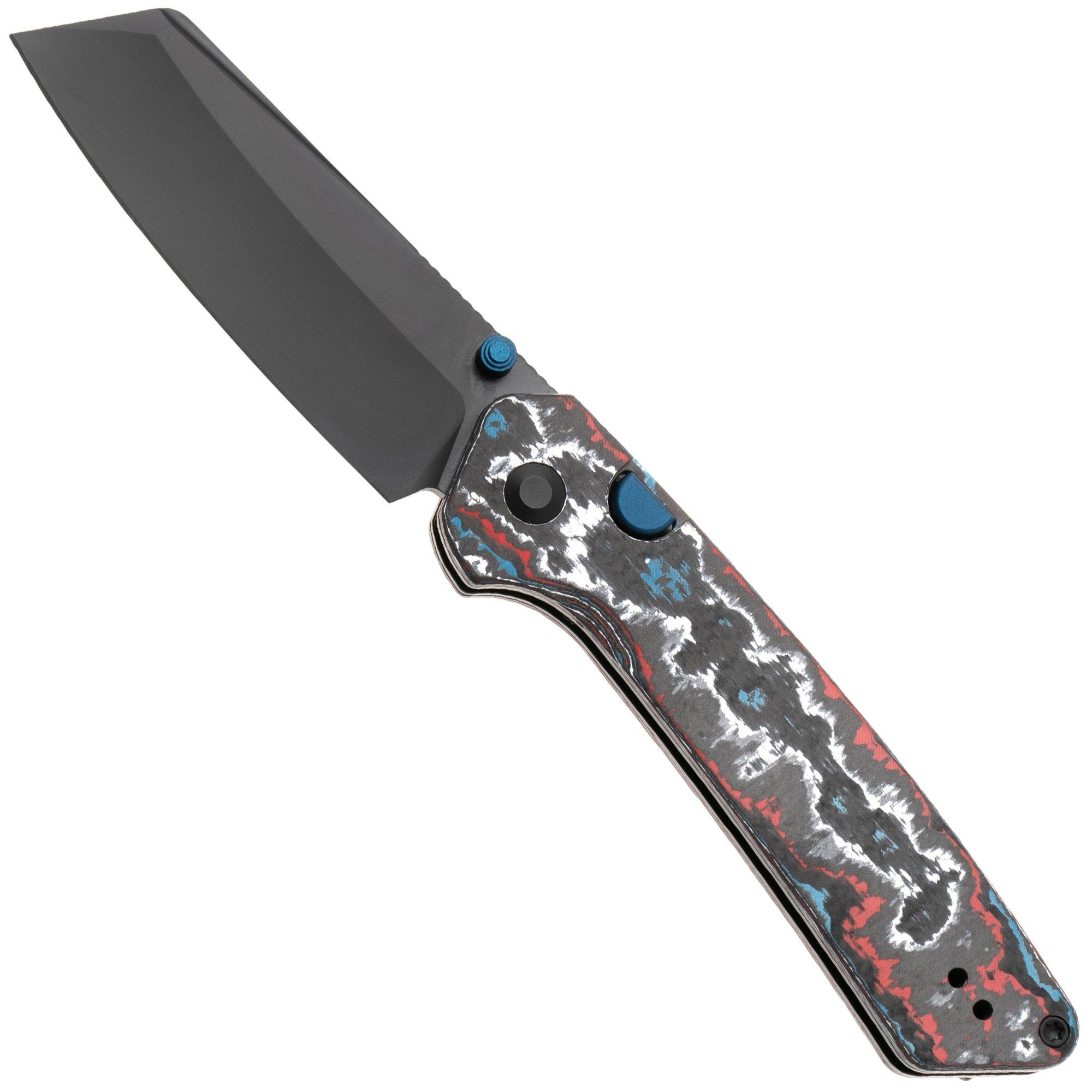 Kizer Madrac KI3693A1 Matte DLC S45VN, Fat Carbon Nebula, pocket knife