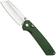 Image pour Kizer Madrac KI3693E4 Matte DLC S45VN, British Racing Green Aluminum, couteau de poche Knivesandtools Exclusive, Matteo Pignatelli design