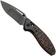 Afbeelding voor Kizer Bulli KI3695A3 Matte DLC S45VN, Black Titanium Mars Valley Fat Carbon, zakmes