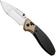 Afbeelding voor Kizer Bulli KI3695A4 Satin S45VN, Black Gold Titanium, zakmes