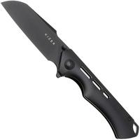 Imagen para Kizer Crest Ki3714A2 Black PVD S35VN, Black Titanium navaja, diseño de Gecko Customz Knifeworks