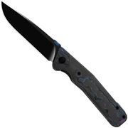 Obraz dla Nóż składany Kizer Sable Chief Ki3745A1, Matte DLC Ultra K390, Black Titanium/CamoCarbon Damtanium, projekt Jonathan Styles