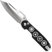 Kizer Cormorant Game Ki4562A3, S35VN, Black & White G10 couteau de poche, Yue Dong design