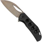 Kizer Hawk Ki4683A1, Black Polished M390, Titanium couteau de poche, Carlos Elstner design