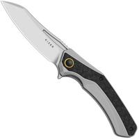 Imagen para Kizer Draca KI4751A1 Stonewashed S45VN, Aluminum & Carbon Fiber, navaja