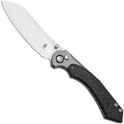 Kizer Clairvoyant 4626A1, S35VN Titanium Carbon Fiber pocket knife, Paul Munko design