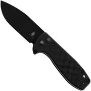 Kizer Amicus L3002A1 Button Lock, Black G10, Taschenmesser