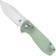 Image for Kizer Amicus L3002A2 Button Lock, Jade G10, pocket knife