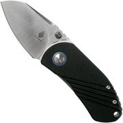 Kizer Contrail V2540C1 Black G10 pocket knife, Justin Lundquist design