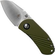 Kizer Contrail V2540C2 OD Green G10 couteau de poche, Justin Lundquist design