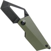Kizer Vanguard CyberBlade Green G10 V2563A1 couteau de poche, Yue design