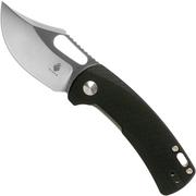 Kizer Urban Bowie V2578C1, 154CM, Black G10, couteau de poche, Dirk Pinkerton design