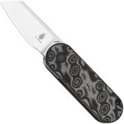 Bild für Kizer Vanguard Mini Bay V2583A6 Satin 14C28N, Vortex Pattern Micarta, Taschenmesser, Azo Design