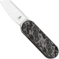 Bild für Kizer Vanguard Mini Bay V2583A6 Satin 14C28N, Vortex Pattern Micarta, Taschenmesser, Azo Design