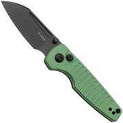 Kizer Parakeet V2706A5 Black PVD Nitro-V, Green Aluminum, zakmes