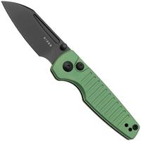 Afbeelding voor Kizer Parakeet V2706A5 Black PVD Nitro-V, Green Aluminum, zakmes