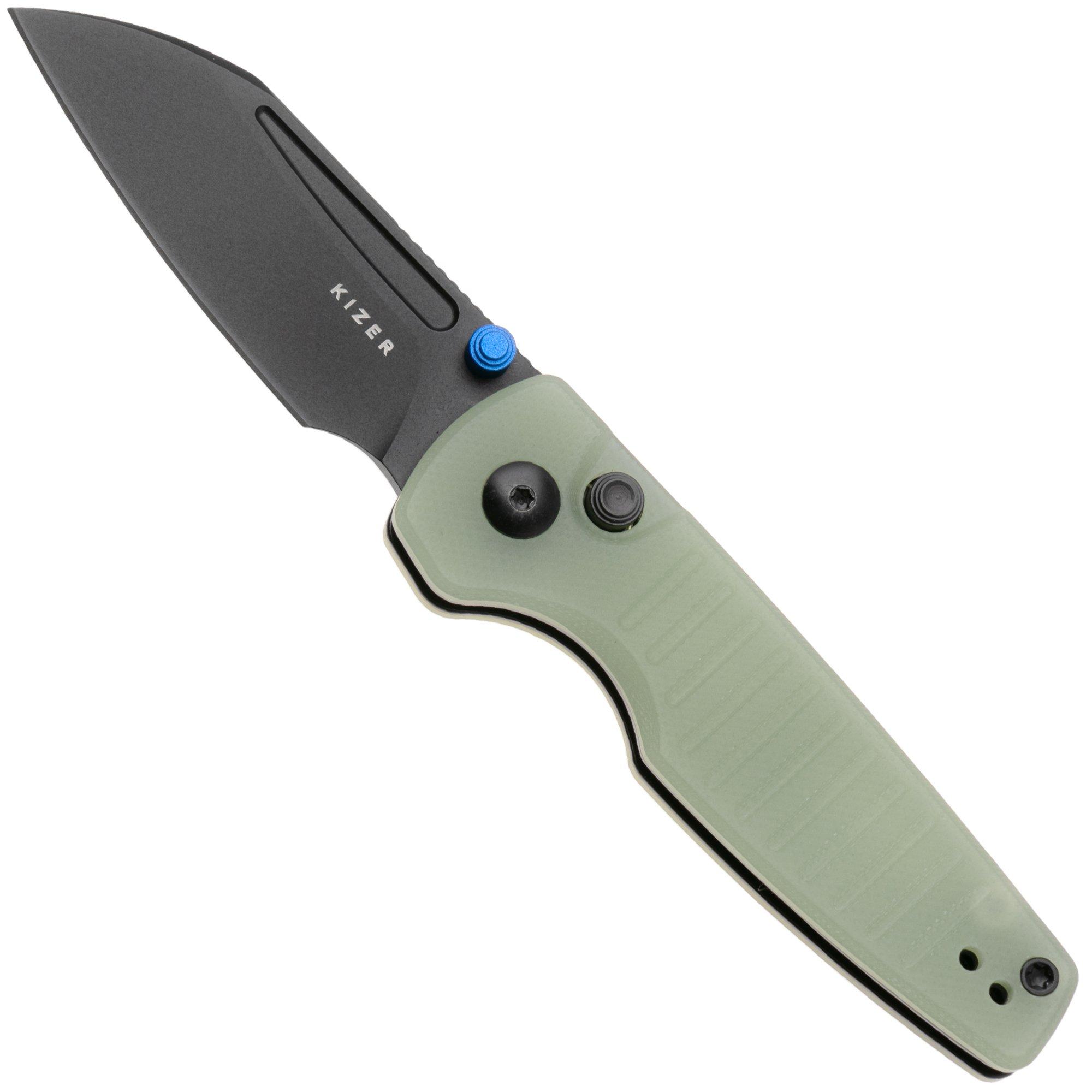 Kizer Vanguard Parakeet V2706A7 PVD Nitro-V, Glow In The Dark G10, zakmes