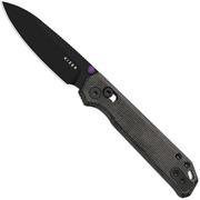 Image for Kizer Vanguard Begleiter 2.9 V3458.2CDA1 PVD BD1N, Norplex UltreX Micarta, pocket knife, Azo design